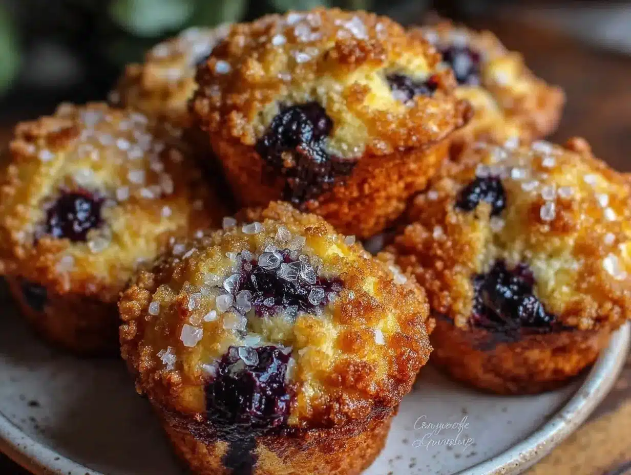 fluffy blueberry muffins preparation steps