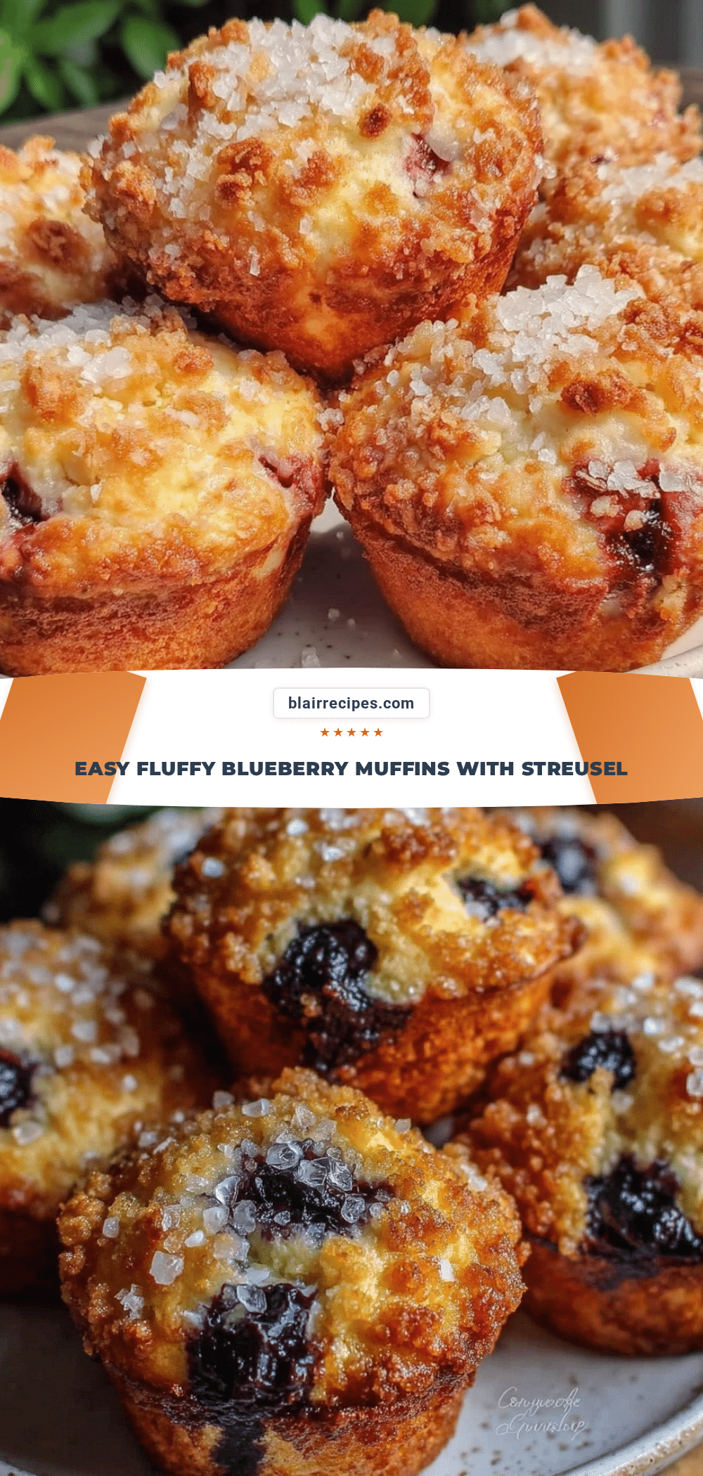 fluffy blueberry muffins recipe