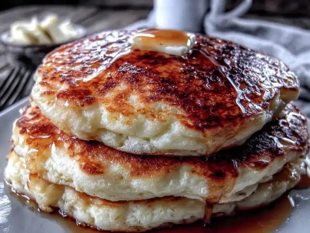 fluffy buttermilk pancakes - featured image