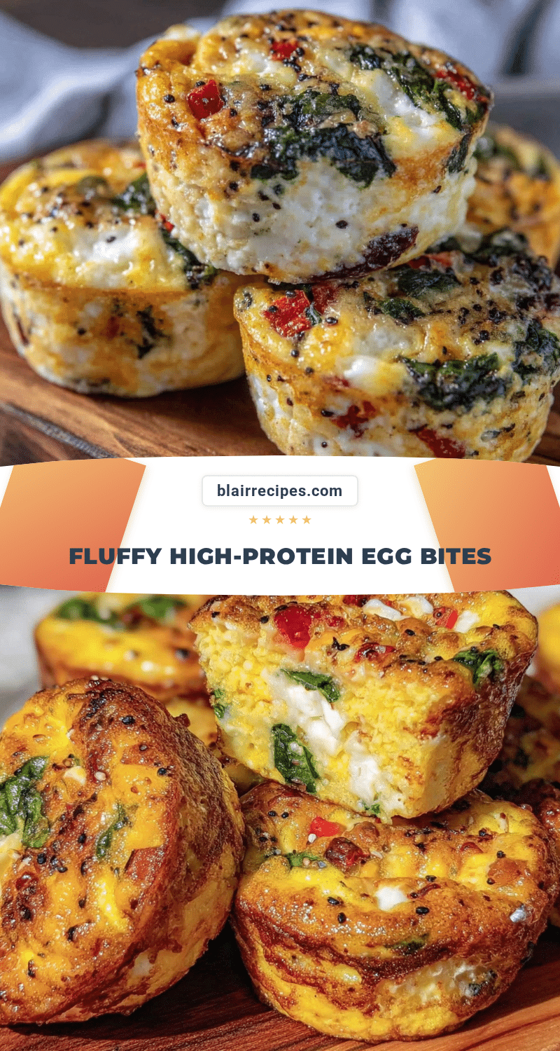 fluffy high-protein egg bites recipe