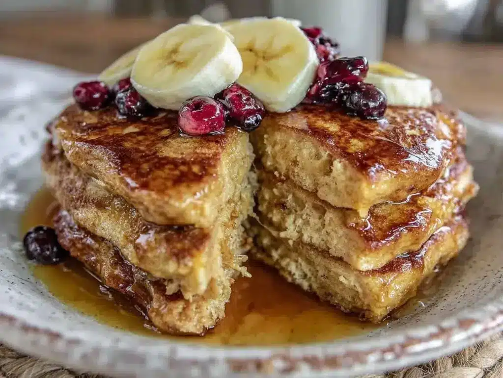 fluffy protein pancakes no powder - featured image