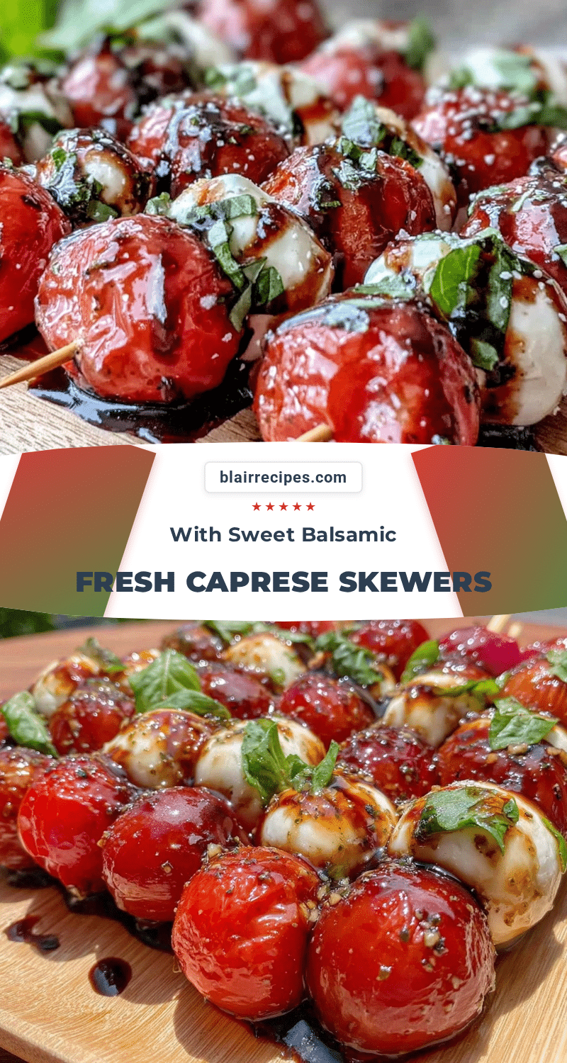 fresh caprese skewers recipe