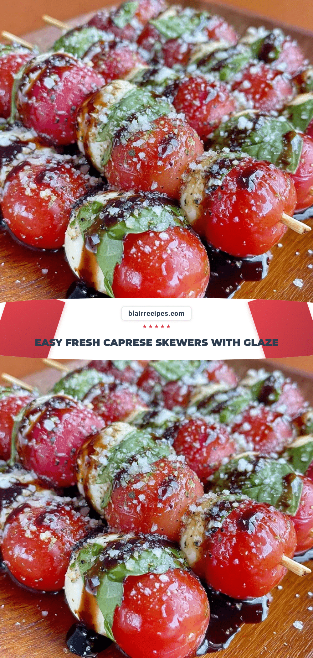 fresh caprese skewers recipe