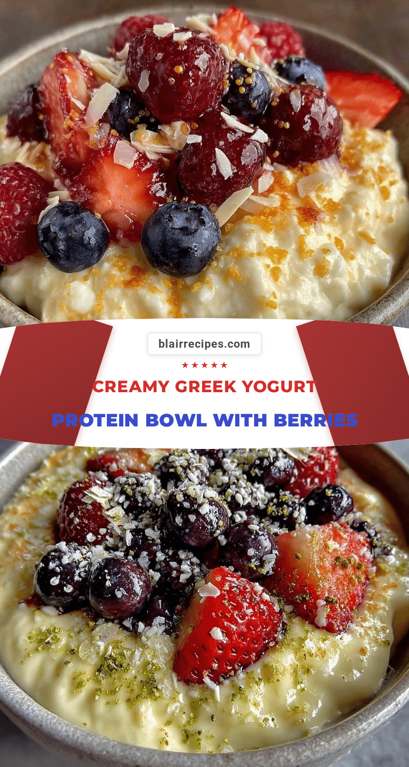 fresh greek yogurt protein bowl recipe