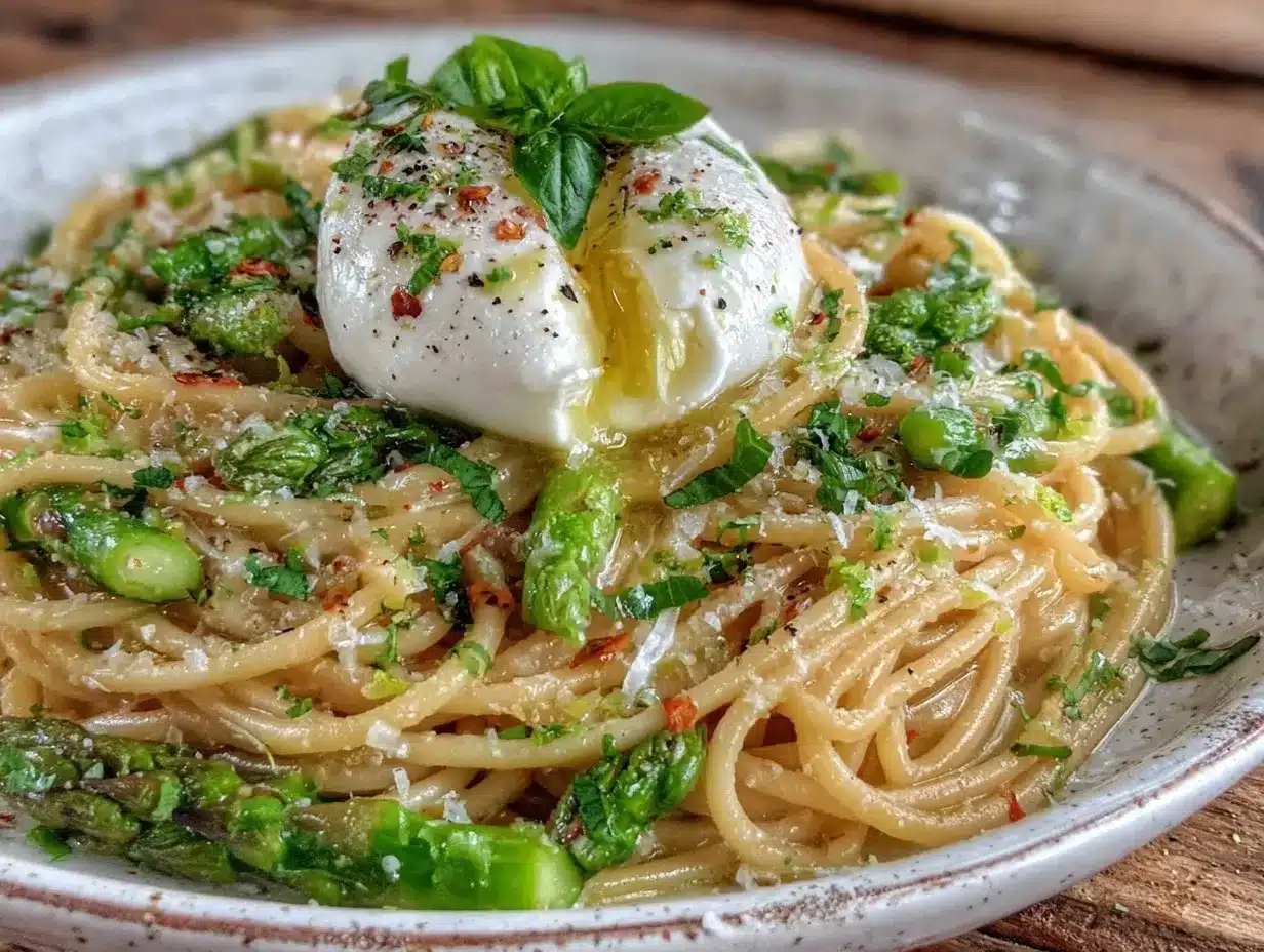 fresh lemon asparagus pasta preparation steps