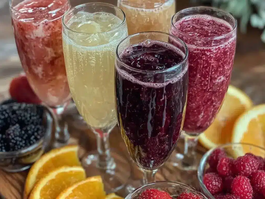 fresh mimosa bar recipe - featured image