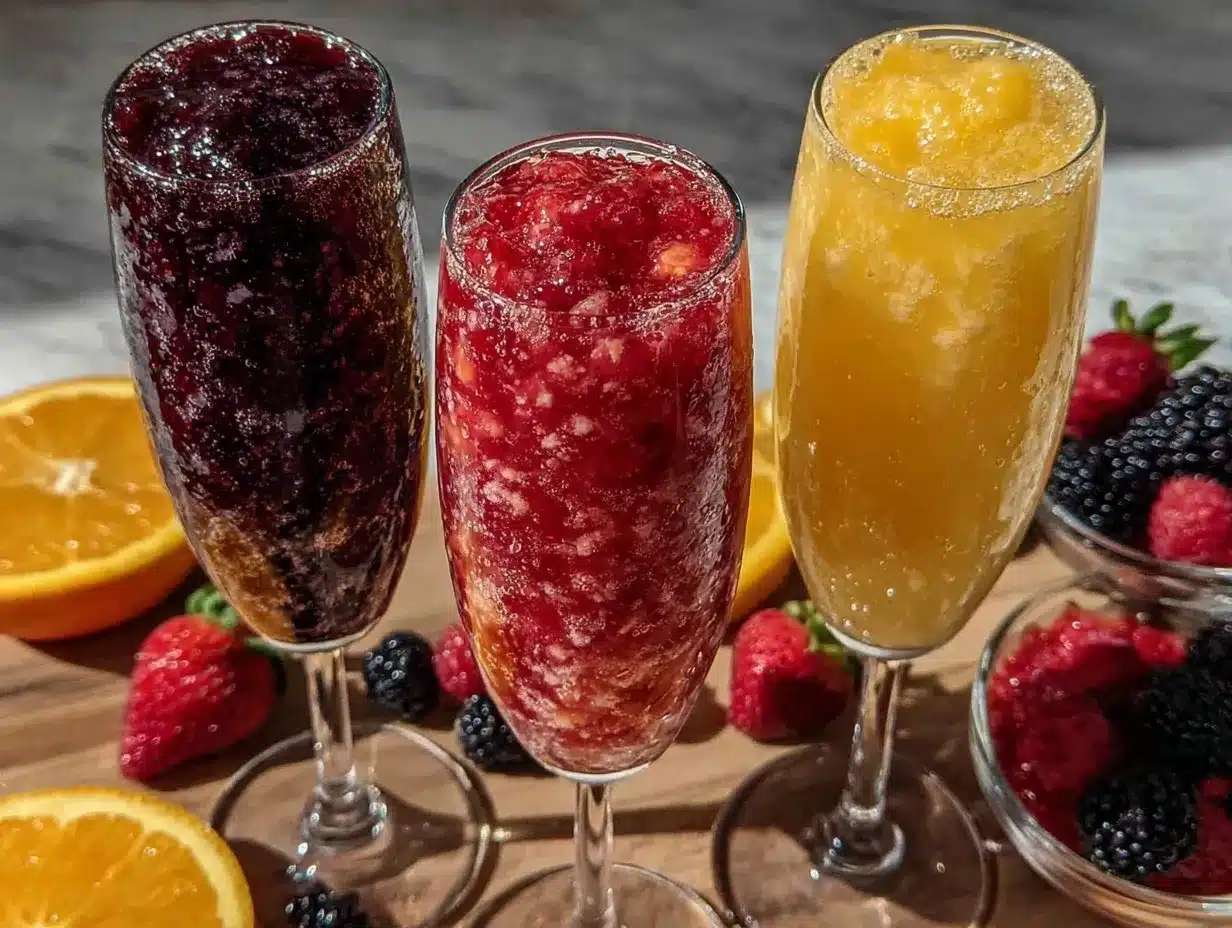 fresh mimosa bar recipe preparation steps