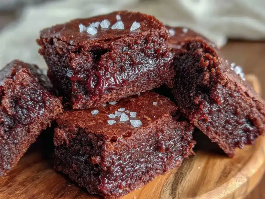 fudgy brown butter brownies - featured image