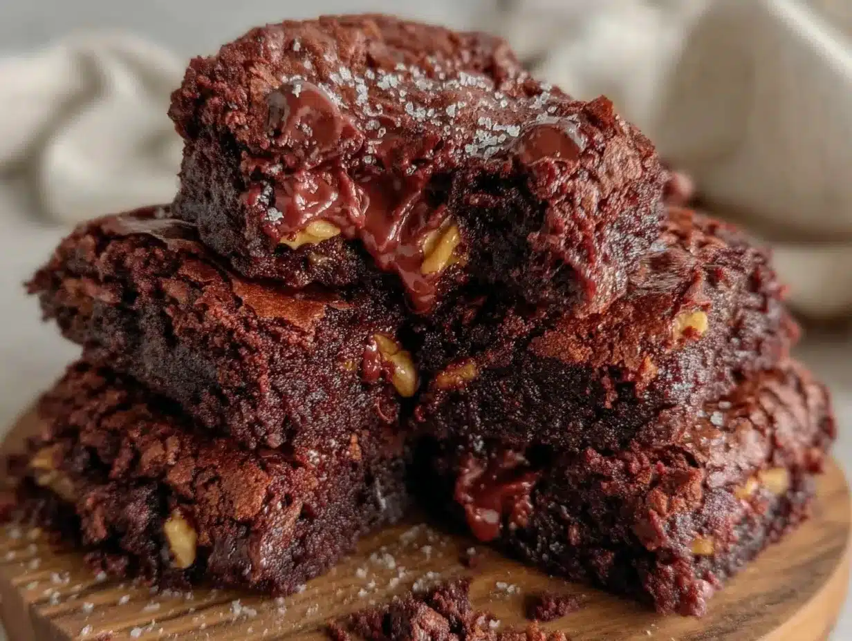 fudgy one-bowl brownies preparation steps
