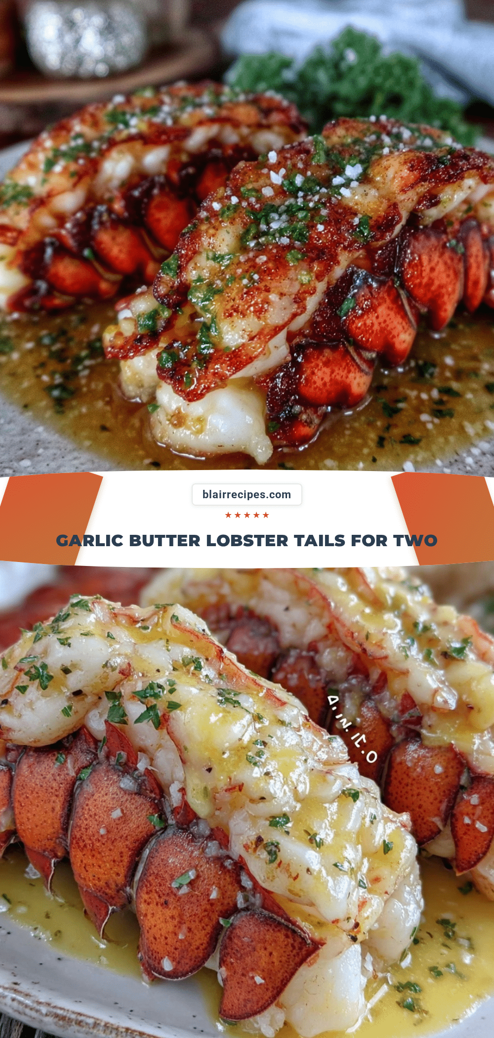 garlic butter lobster tails recipe