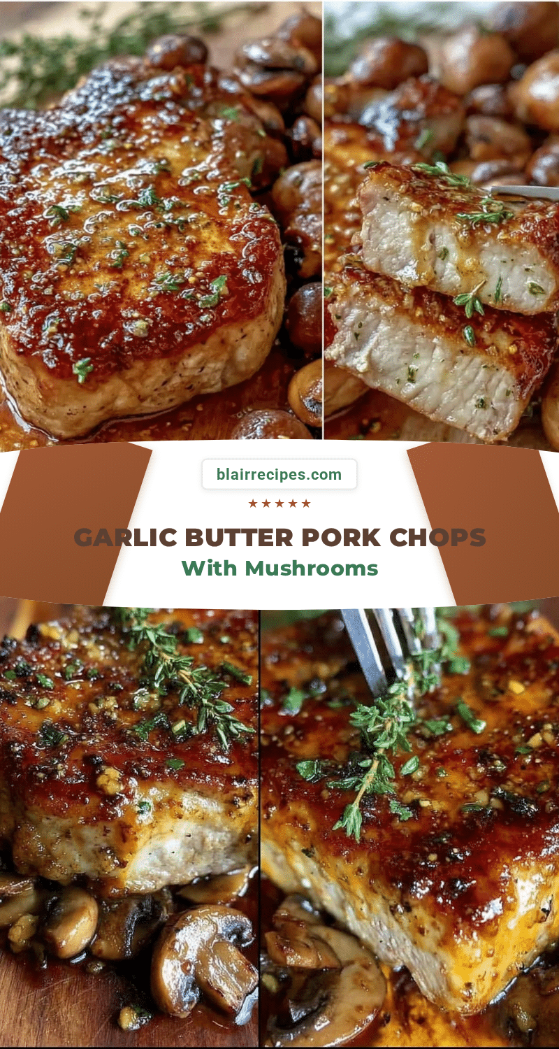 garlic butter pork chops recipe