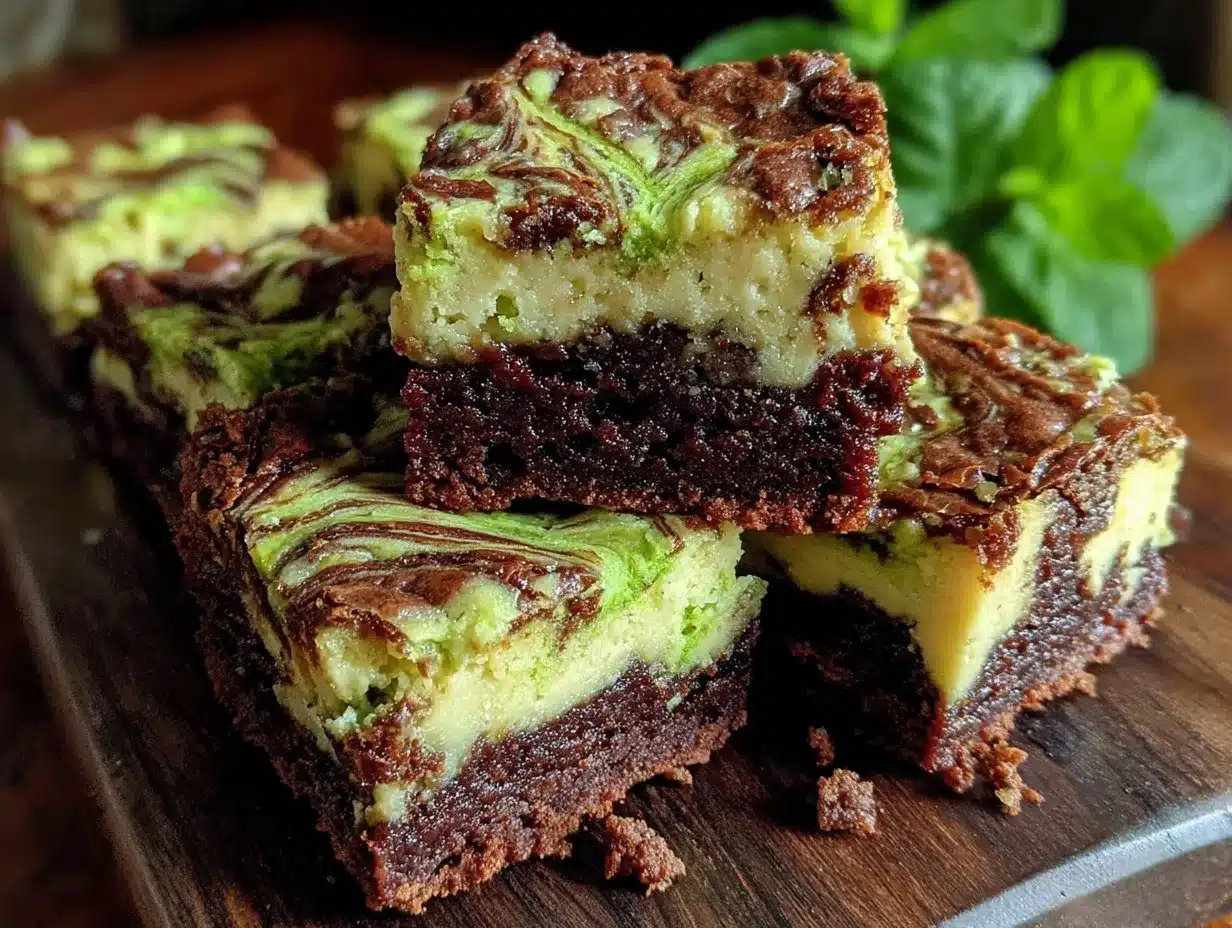 green velvet cheesecake swirl brownies preparation steps