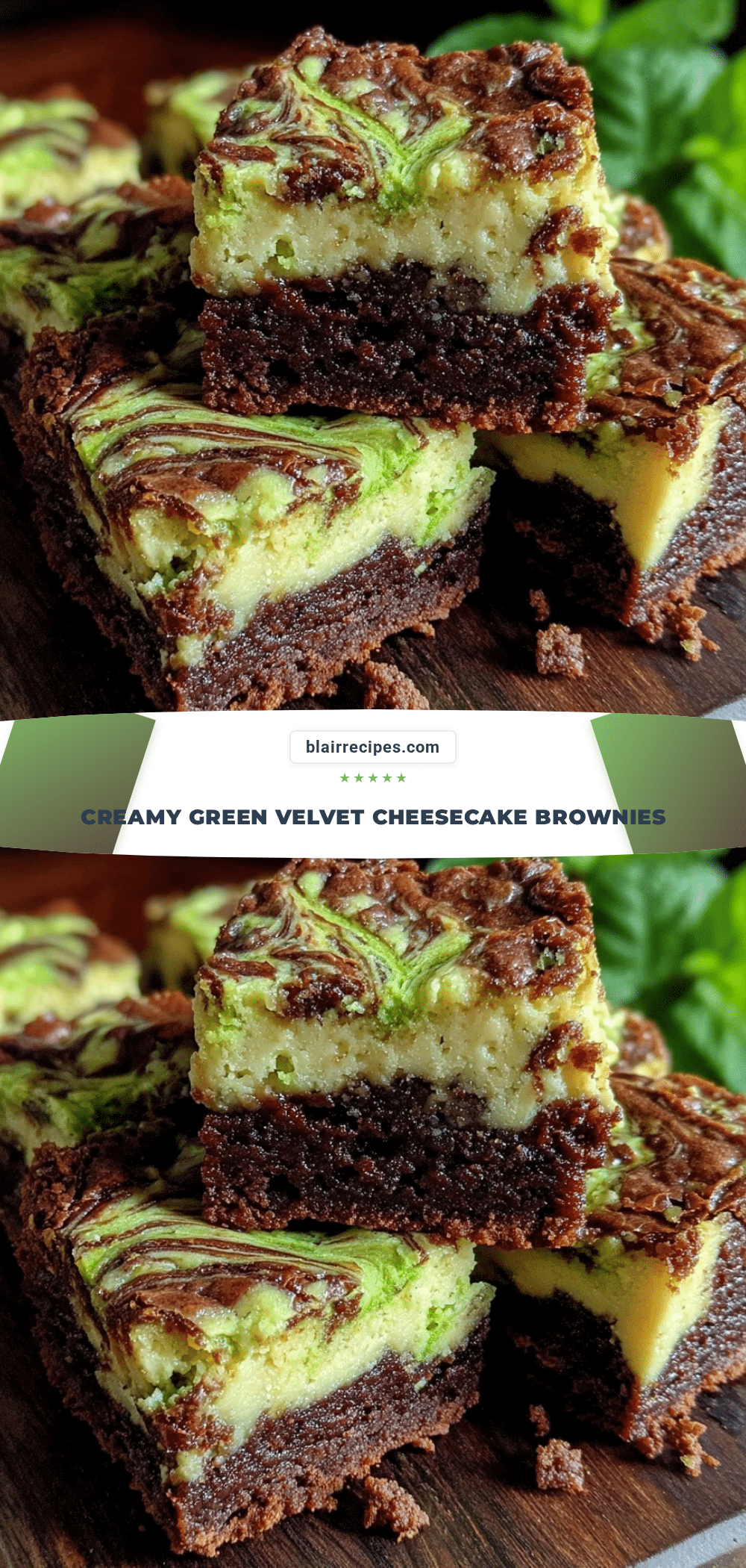 green velvet cheesecake swirl brownies recipe