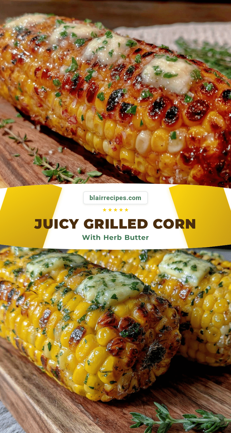 grilled corn on the cob with herb butter recipe