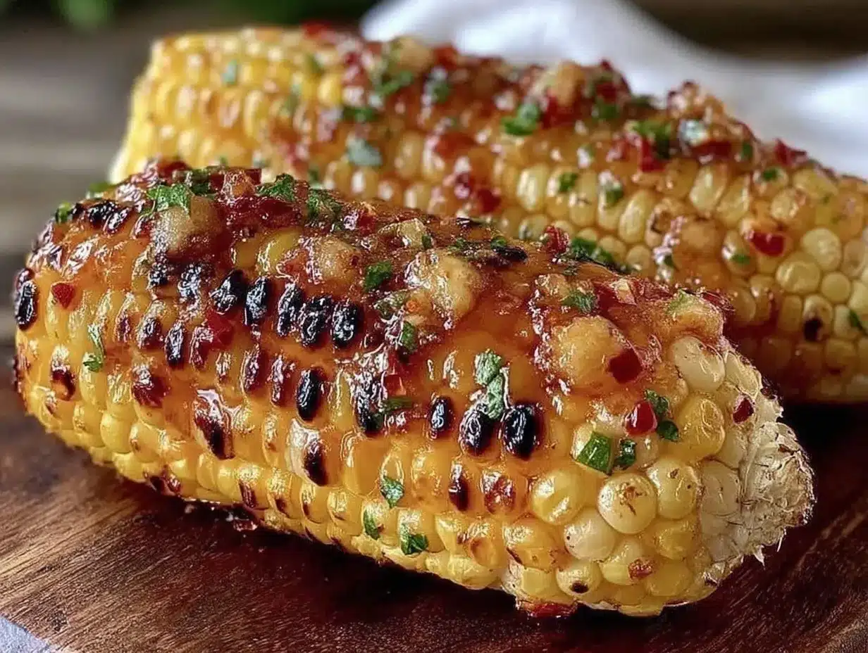 grilled corn with chili lime butter preparation steps