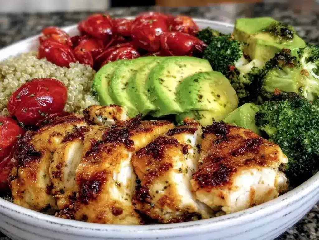 Healthy Gestational Diabetes Meal Prep Bowl - featured image
