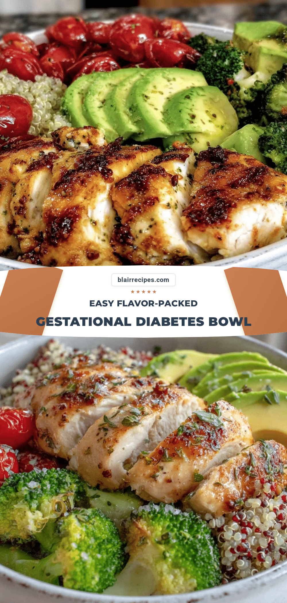 Healthy Gestational Diabetes Meal Prep Bowl recipe