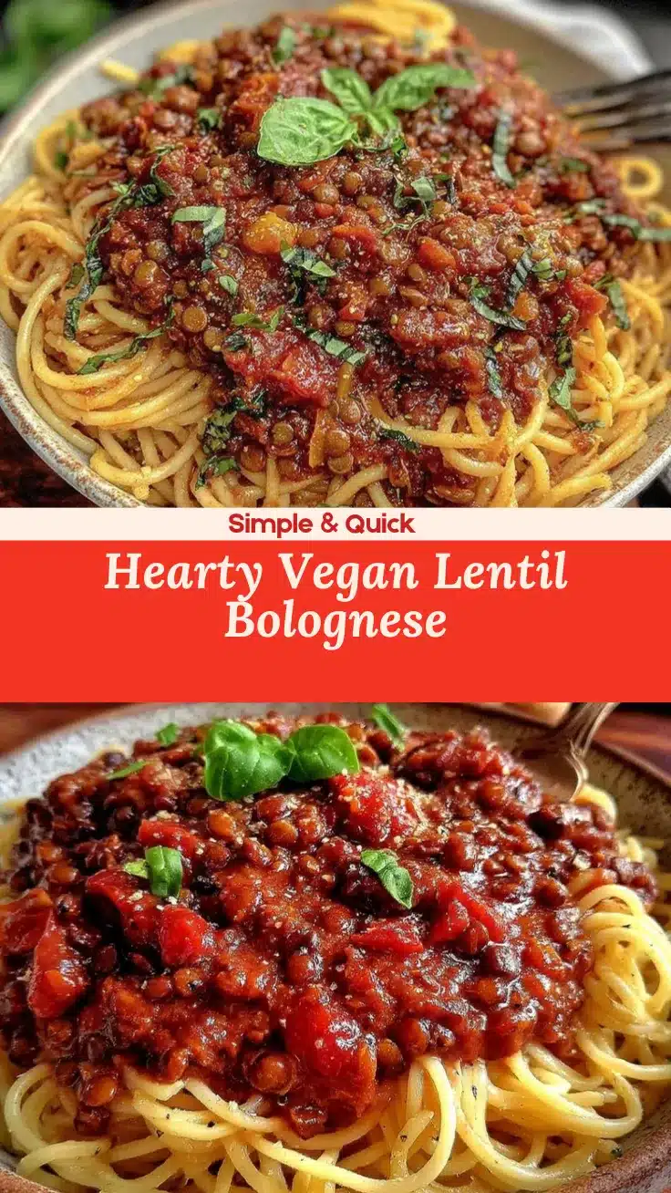 hearty lentil bolognese recipe recipe