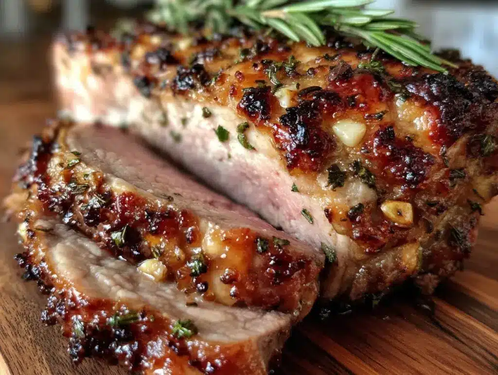 herb roasted leg of lamb - featured image