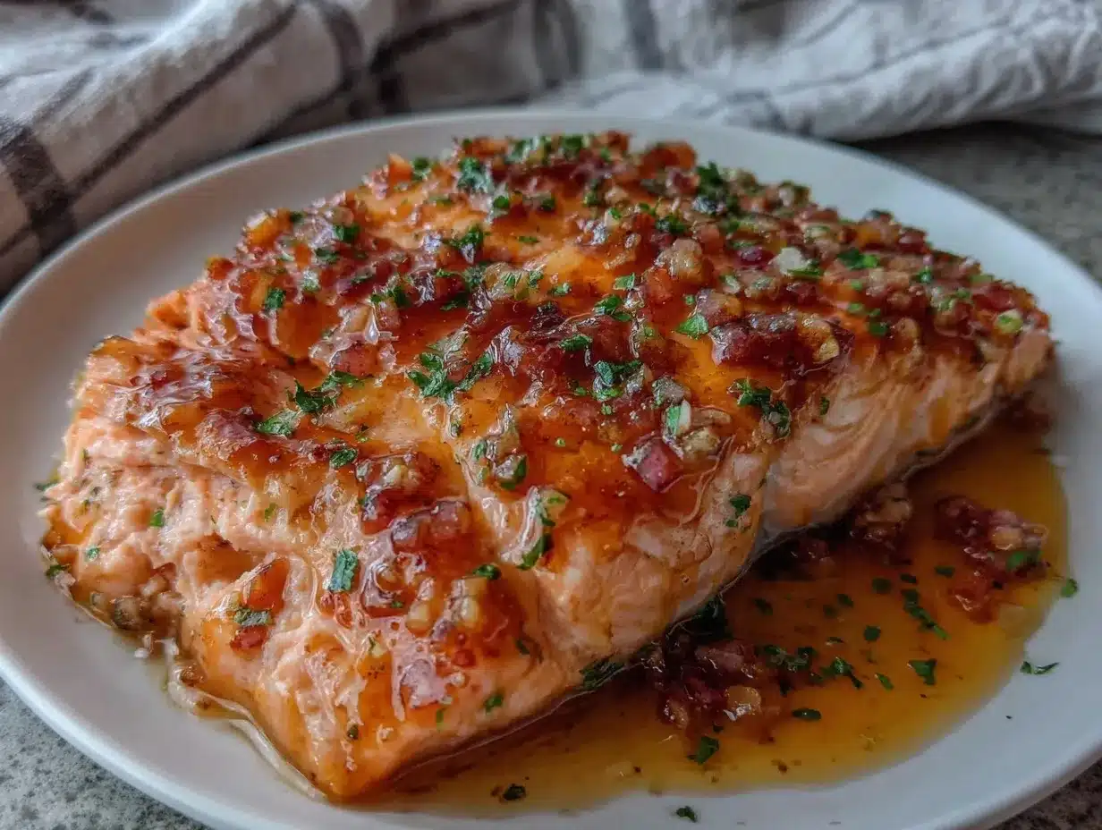honey garlic butter salmon preparation steps