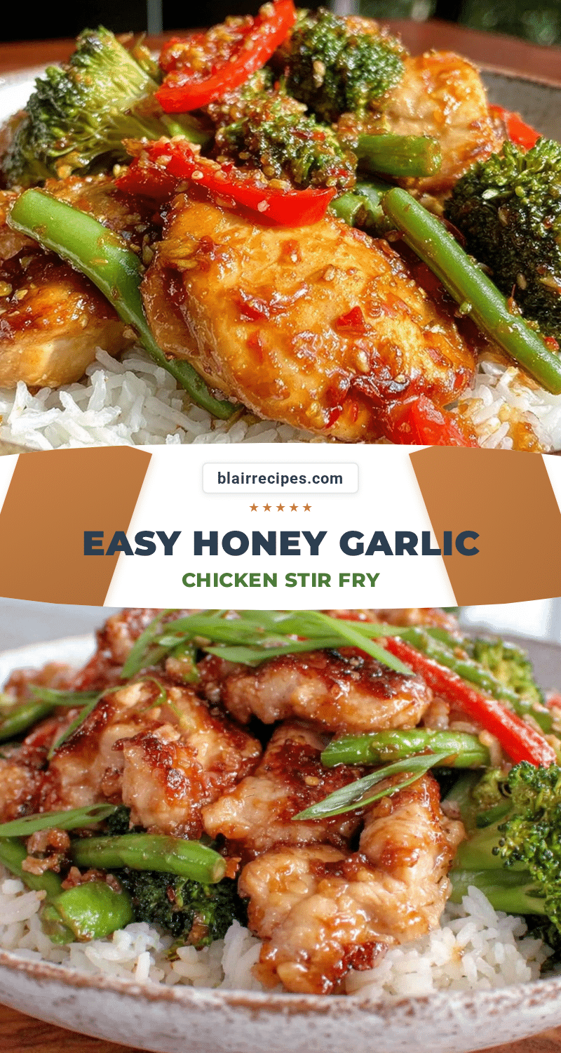 honey garlic chicken stir fry recipe