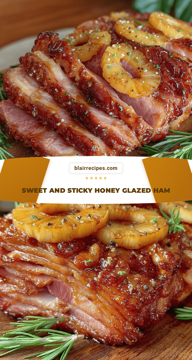 honey glazed ham with pineapple recipe
