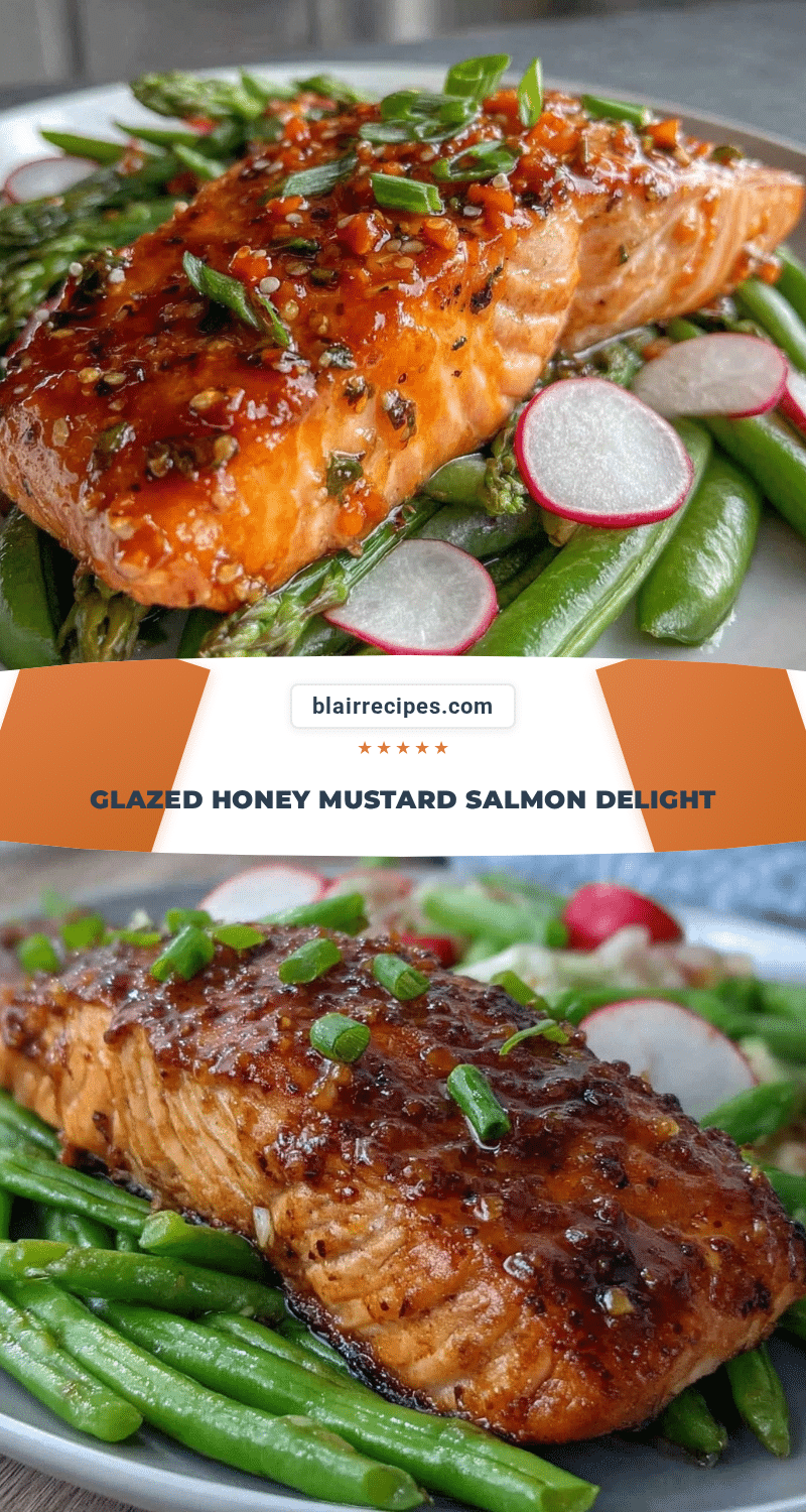 honey mustard glazed salmon recipe