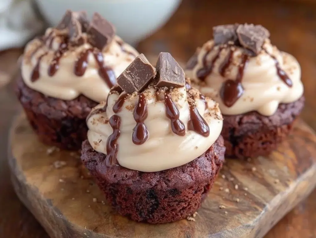 Irish cream chocolate cupcakes - featured image