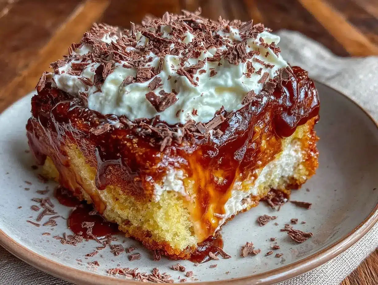irish cream poke cake preparation steps