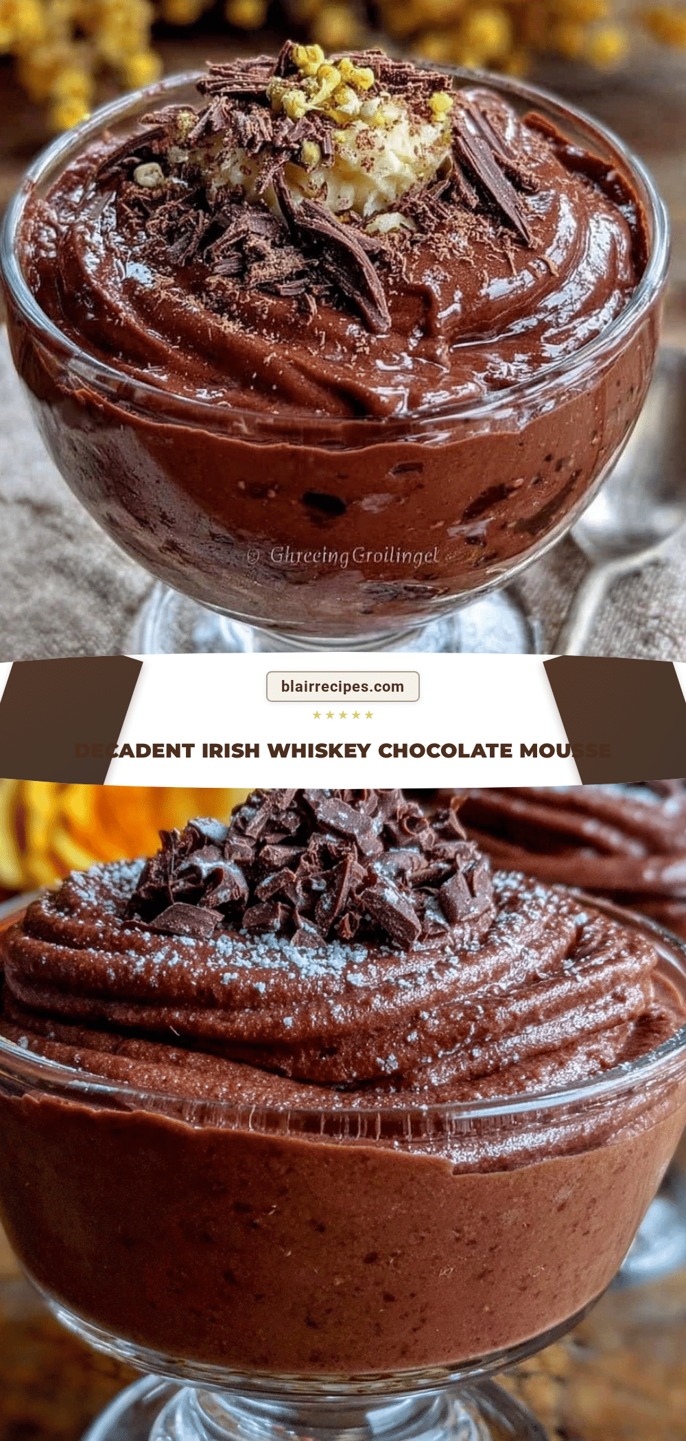 Irish whiskey chocolate mousse recipe recipe