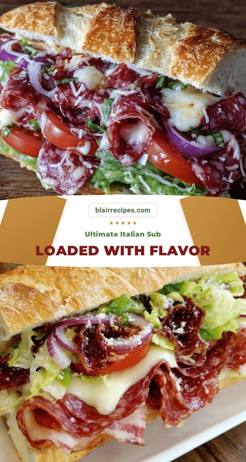 Italian sub sandwich recipe recipe