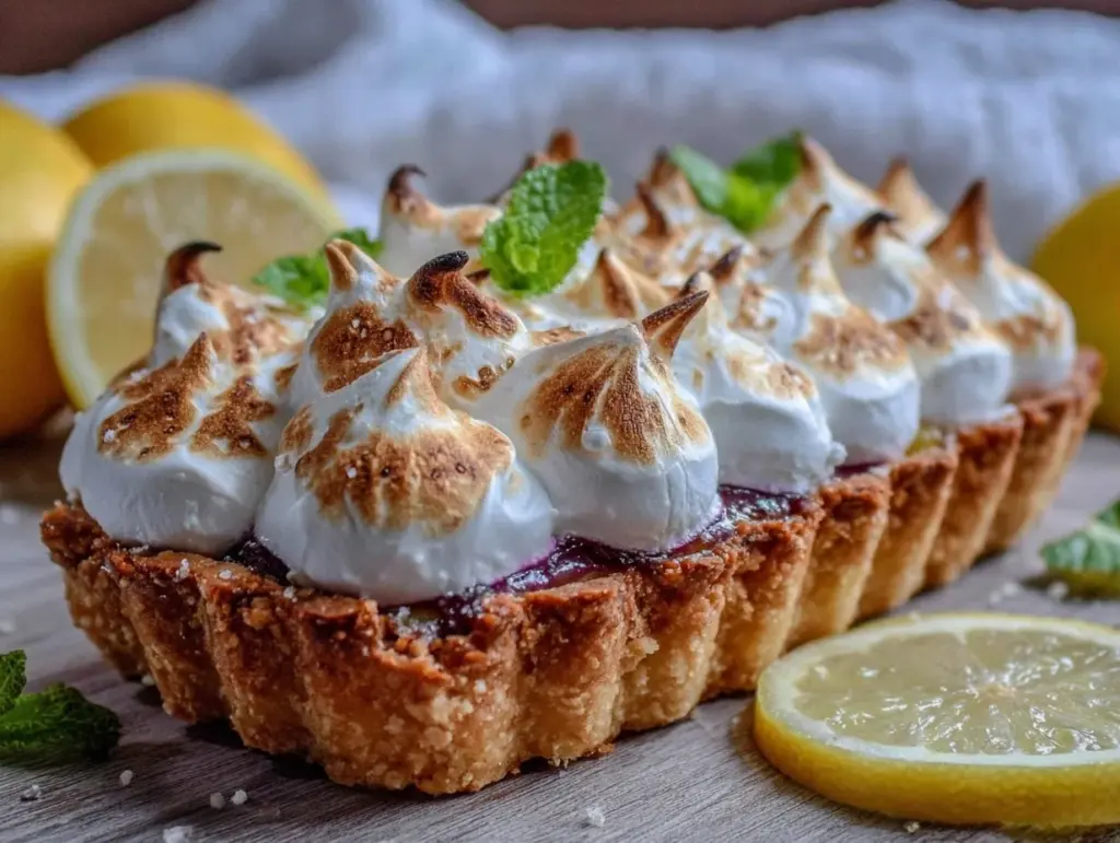 lemon curd tart - featured image