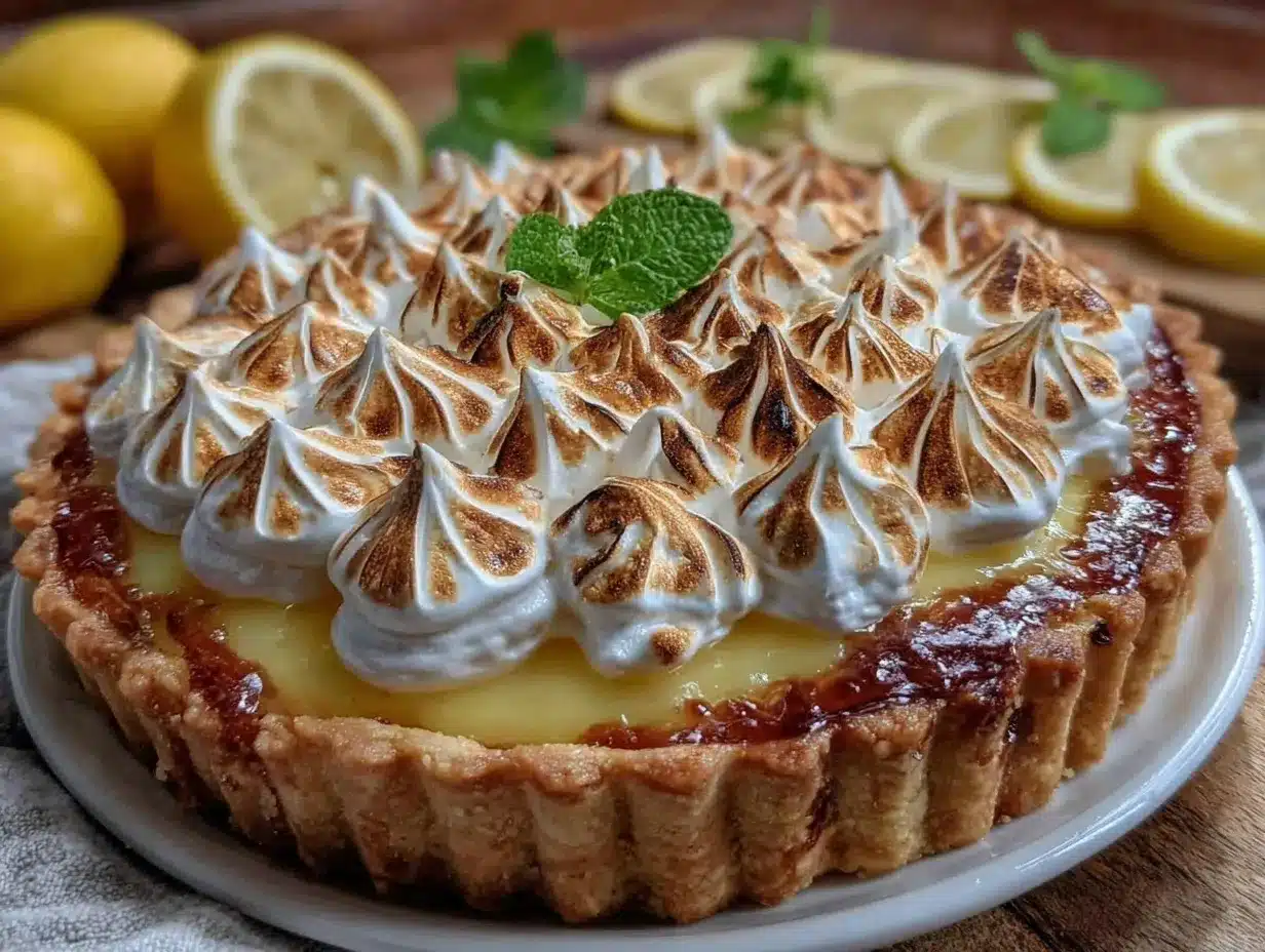 lemon curd tart preparation steps