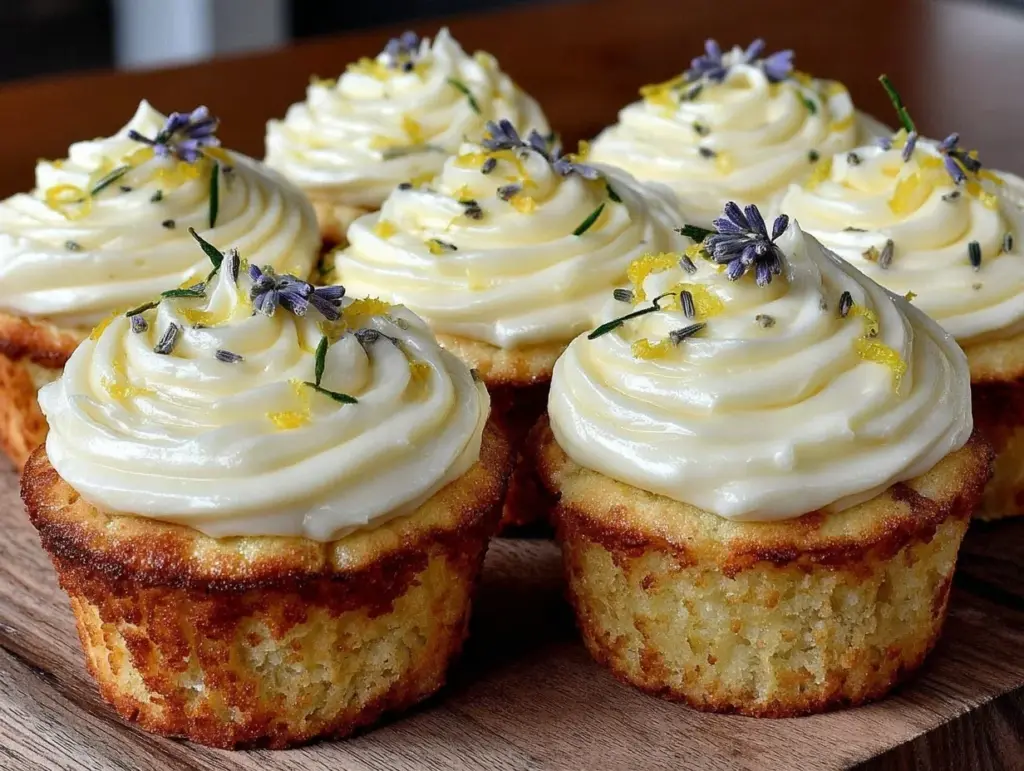 lemon lavender cupcakes - featured image