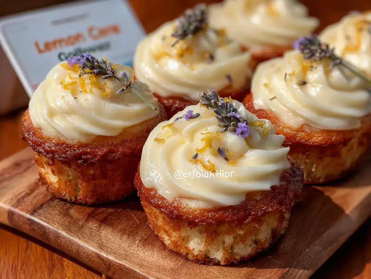 lemon lavender cupcakes preparation steps
