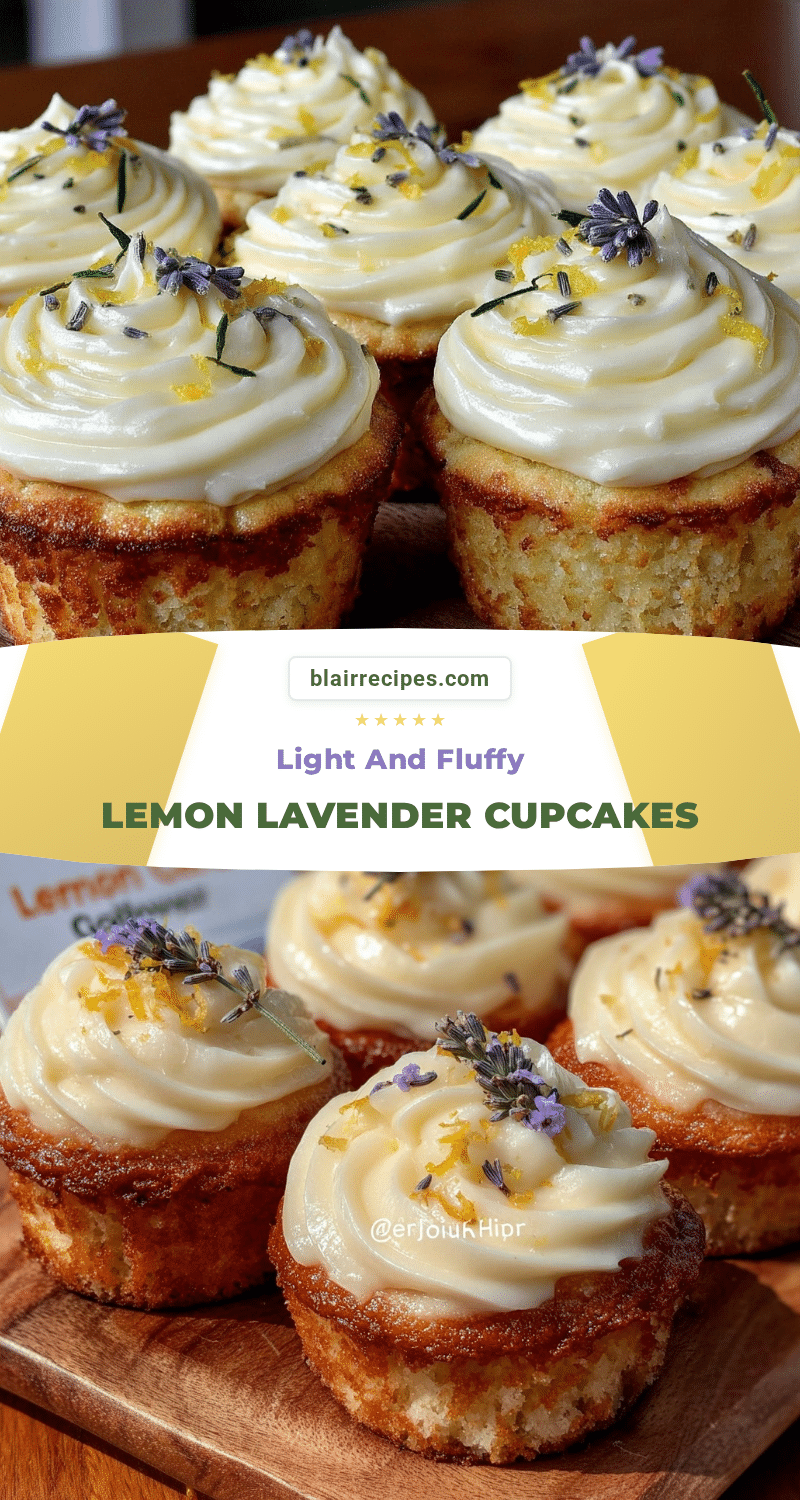 lemon lavender cupcakes recipe