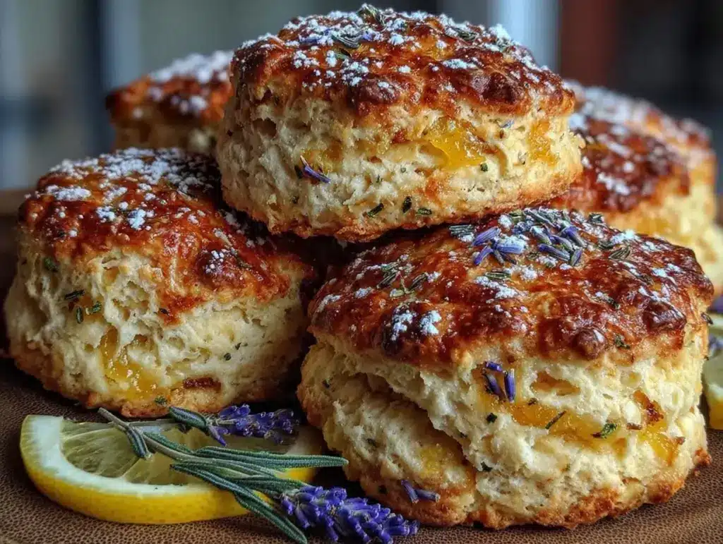 lemon lavender scones - featured image