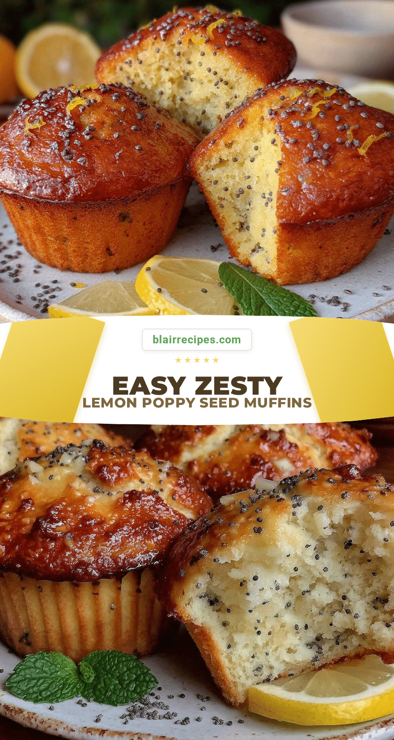 lemon poppy seed muffins recipe