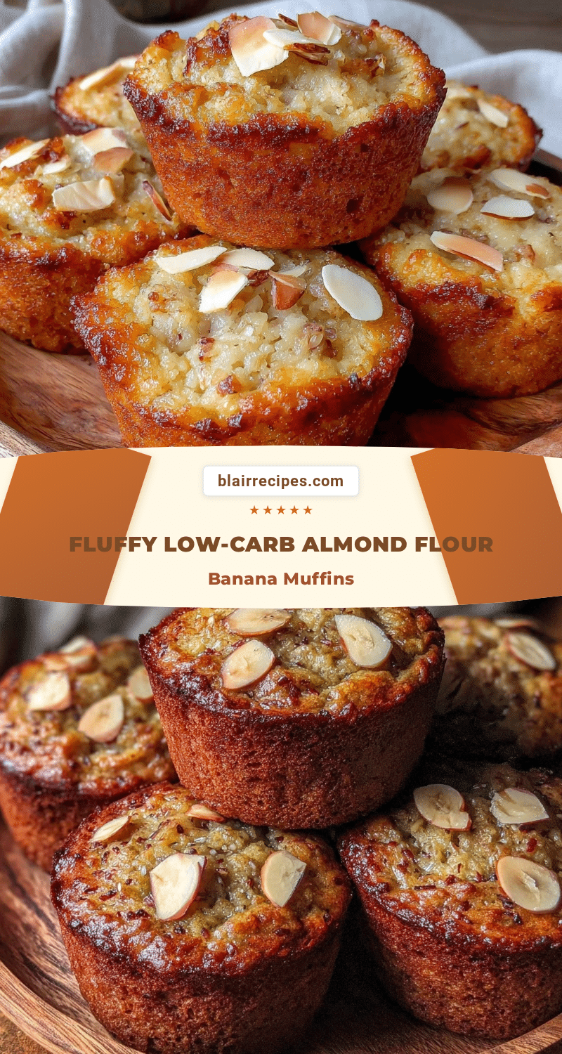 low-carb almond flour banana muffins recipe