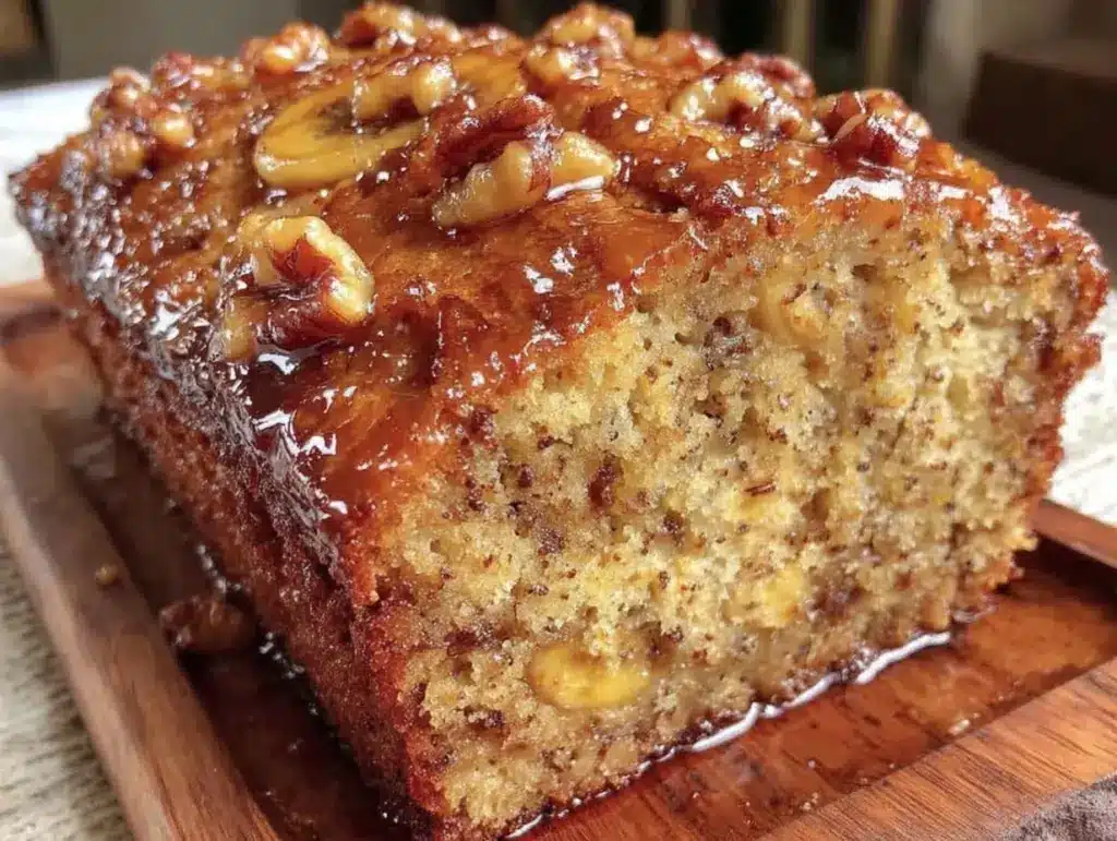 moist banana bread - featured image