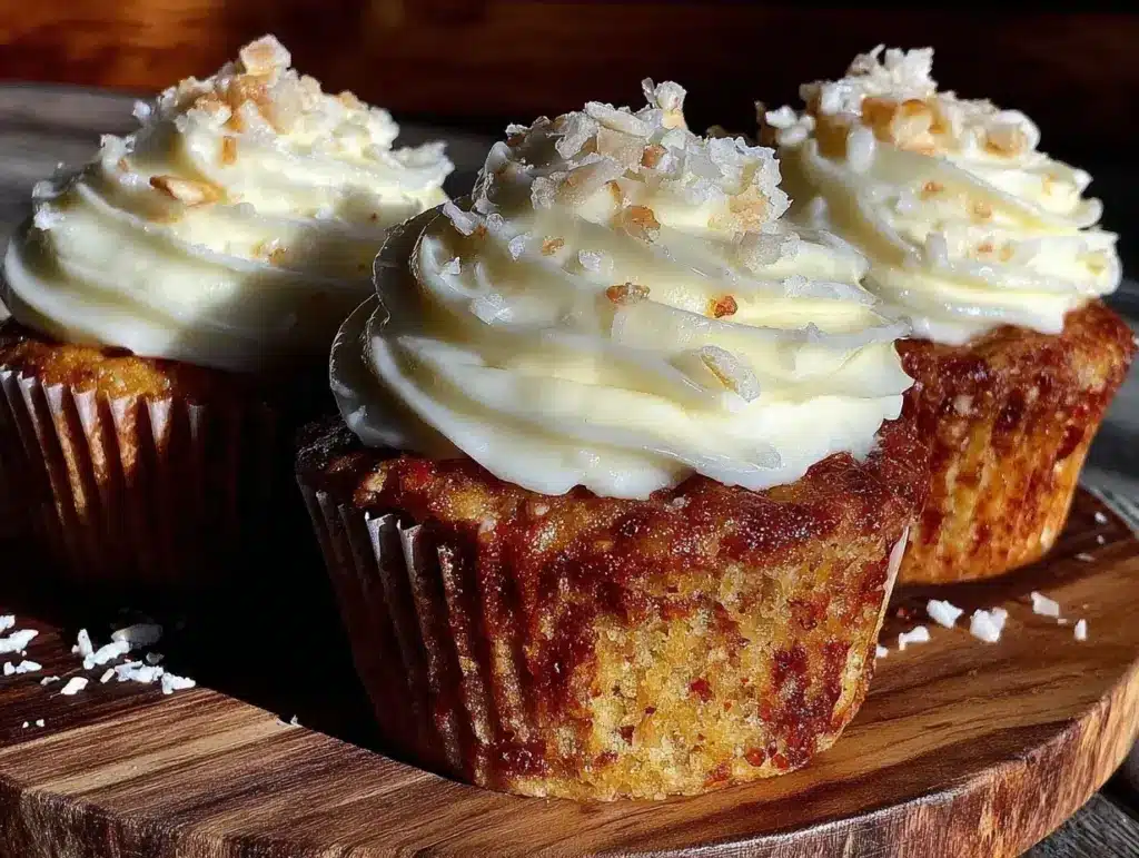 moist carrot cake cupcakes - featured image