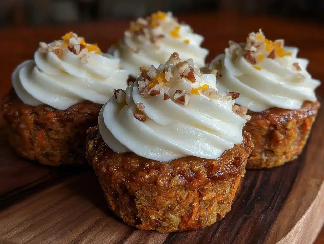 moist carrot cake cupcakes preparation steps