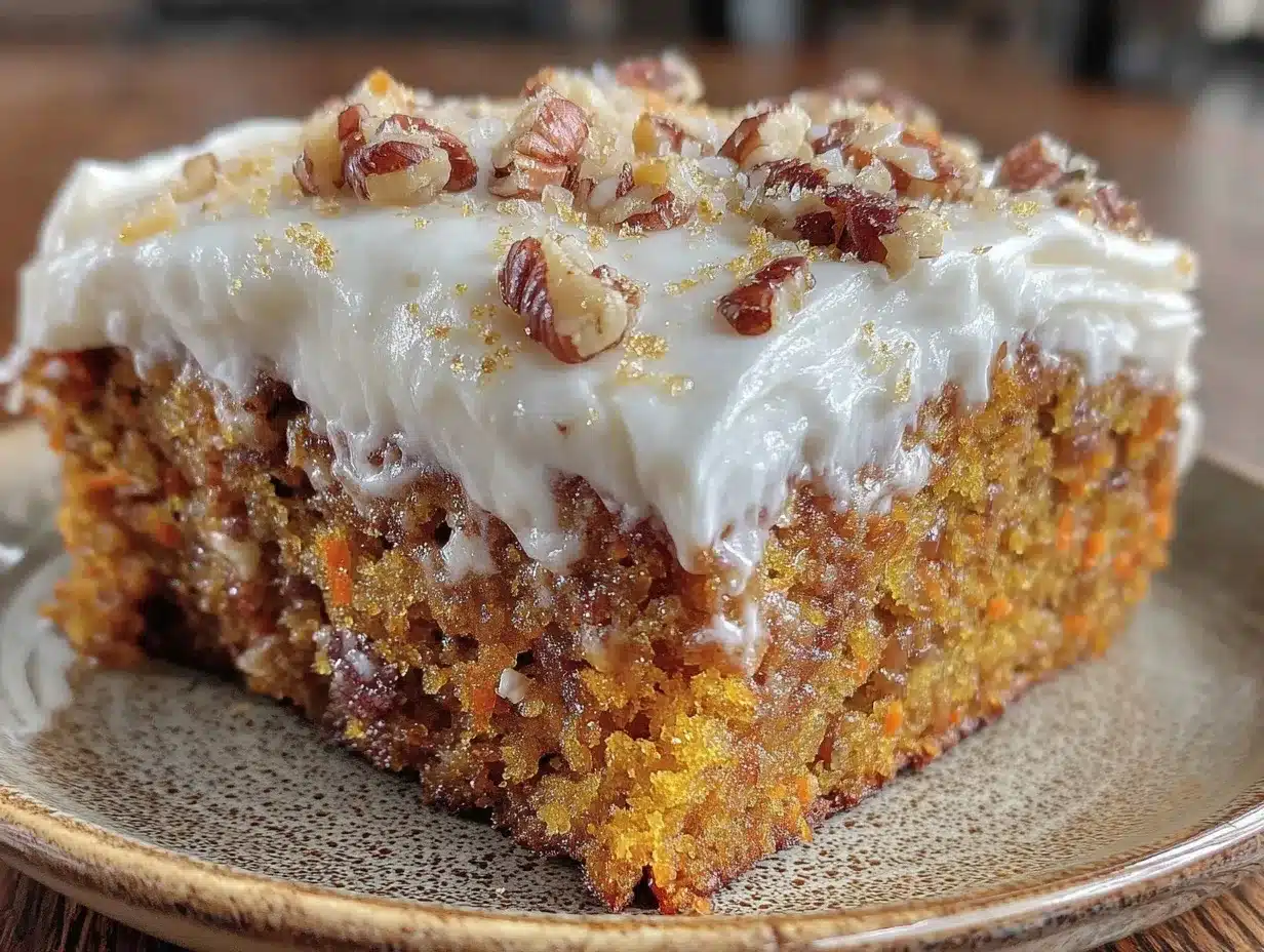 moist carrot cake preparation steps