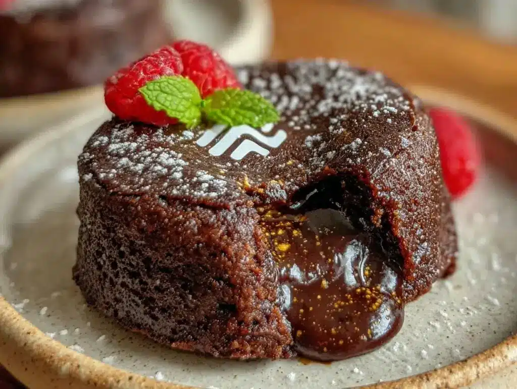 molten chocolate lava cakes - featured image
