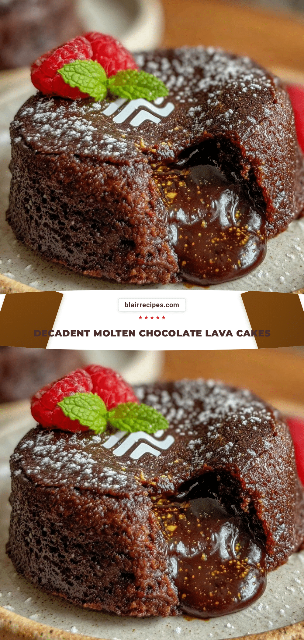 molten chocolate lava cakes recipe
