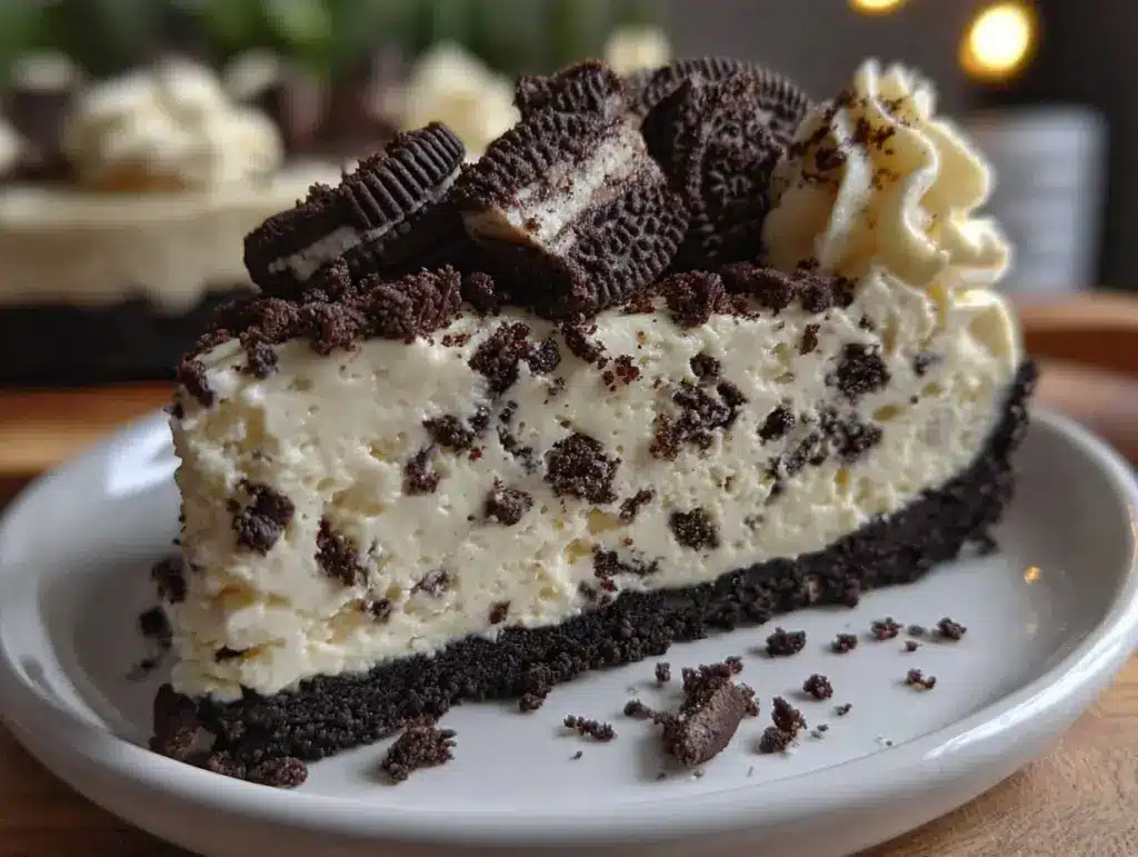 no-bake Oreo cheesecake - featured image