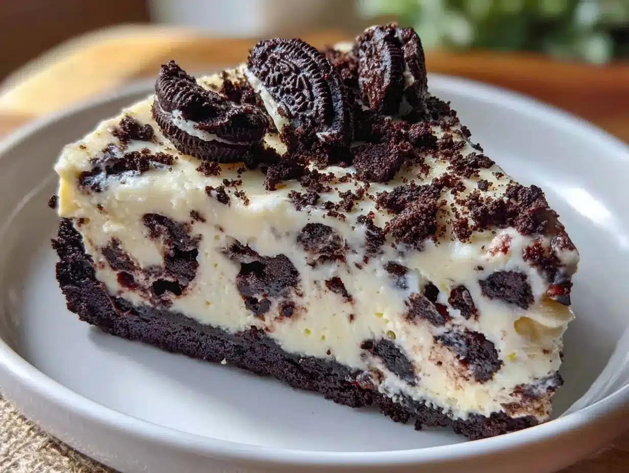 no-bake Oreo cheesecake preparation steps