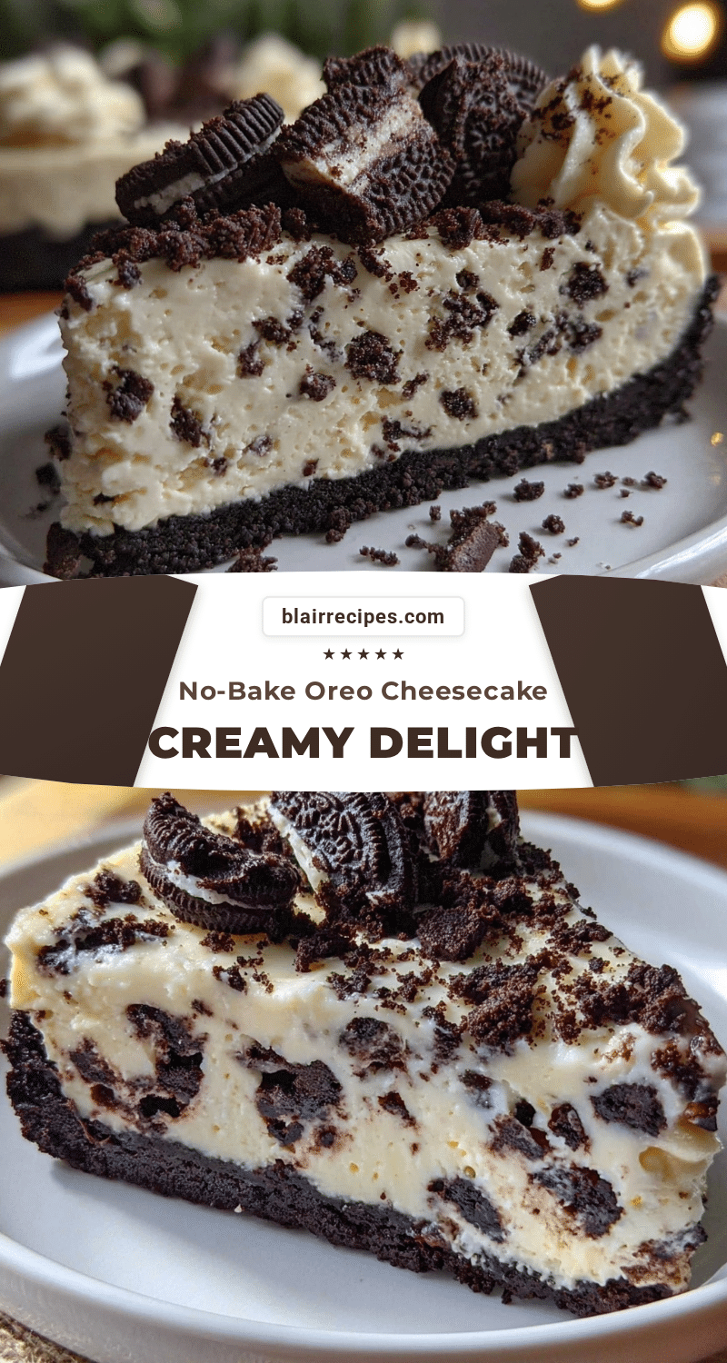 no-bake Oreo cheesecake recipe