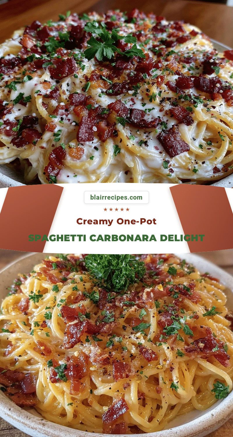 one-pot spaghetti carbonara recipe