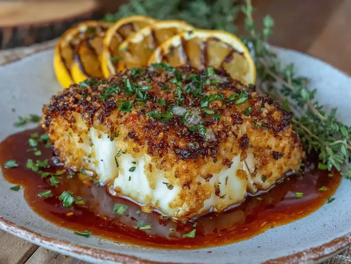 pan-seared halibut with lemon butter preparation steps